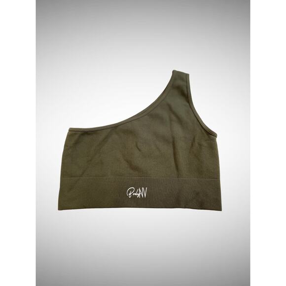 Body NV Sexy Workout Set, One shoulder Sports Bra and Leggings, Large - Picture 3 of 5